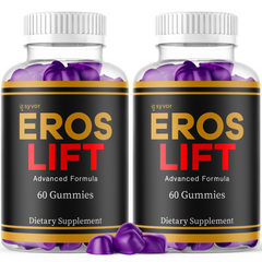 (2 Pack) Eros Lift Male Gummys Advanced Formula ErosLift Max Vitamin 120 Gummies