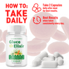 Image of Gluco Elixir Blood Advanced Support Glycogen Supplement Pills (3 Pack-180 Capsules)