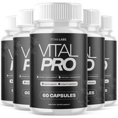 (5 Pack) Vital Pro Advanced Male Support Vitamin Supplement VitalPro 300 Capsule