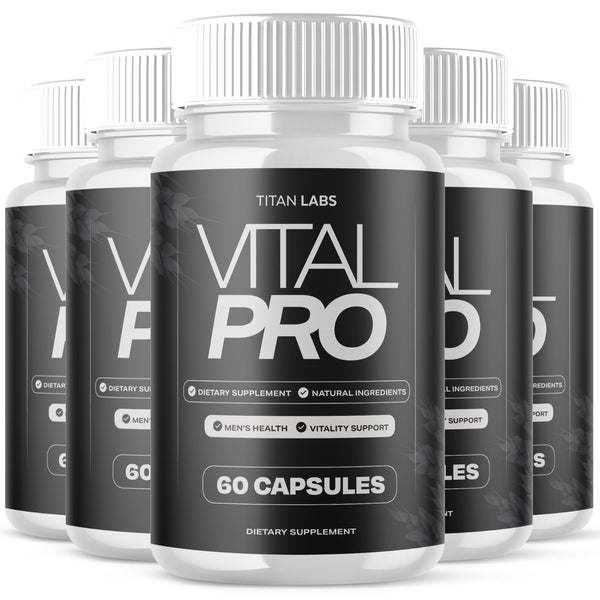 (5 Pack) Vital Pro Advanced Male Support Vitamin Supplement VitalPro 3 ...