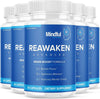 Image of Reawaken Brain Boost Supplement Memory Mindful Advanced Formula 300 Capsules 5 Pack