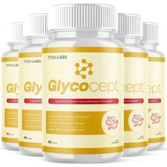 (5 Pack) Glycocept Advanced Blood Support Supplement Glyco Cept 300 Capsules