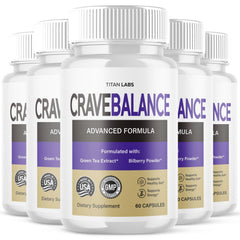 (5 Pack) Crave Balance Advanced Energy & Fitness Formula CraveBalance 300 Capsules
