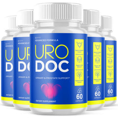 (5 Pack) Uro Doc Male Support Supplement Advanced Max Formula UroDoc 300 Capsule