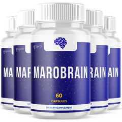 Marobrain Supplement Maro Brain Pills (5 Pack - 300 Capsules)