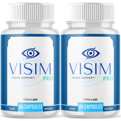 (2 Pack) Visim Pro Support Healthy Eye Vision & Function VisimPro 120 Capsules