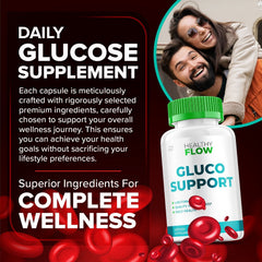 Healthy Flow Gluco Support 5 Pack / 300 Capsules