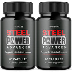 (2 Pack) Steel Power Advanced Male Health Support Supplement SteelPower 120 Capsules