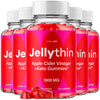 Image of (5 Pack) Jellythin ACV Gummys 1000MG Advanced Jelly Thin Supplement 300 Gummies