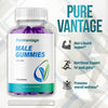 Image of (2 Pack) Pure Vantage ACV Gummys Male Health Support Supplement 120 Gummies