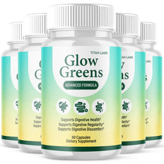 (5 Pack) Glow Greens Probiotic For Gut Health & Digestive Function 300 Capsules