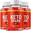 Image of Keto Spark ACV Gummies 1000MG KetoSpark Formula Max Vitamin (3 Pack - 180 Gummies)