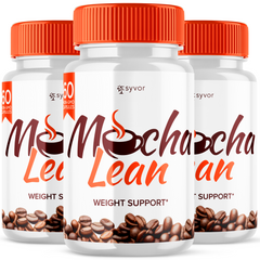 Mocha Lean Advanced Formula Natural Energy & Workout Support Supplement 180 Capsules (3 Pack)