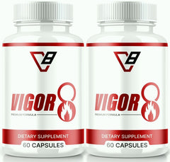 (2 Pack) Vigor 8 Supplement Pills 120 Capsules - ARMOLEY