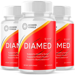 (3 Pack) Diamed Pills Advanced Blood Support Formula Max Supplement 180 Capsules