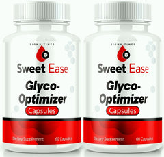 (2 Pack) Sweet Ease Glyco Optimizer Pills Supplement 120 Capsules - ARMOLEY