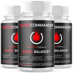 (3 Pack) Blood Commander Pill Advanced Blood Support BloodCommander 180 Capsules