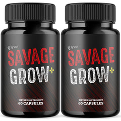 (2 Pack) Savage Grow Advanced Male Support Pills SavageGrow Vitamin 120 Capsules