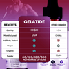 Image of (1 Pack) Gelatide Drops Advanced Health & Fitness Supplement Gela Tide 30 Servs