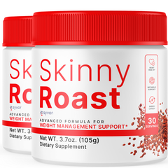 Skinny Roast Advanced Weight Management Powder Fitness Support Supplement 2 Pack
