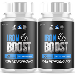 (2 Pack) Iron Boost Male Support Supplement Advanced Formula IronBoost 120 Capsule