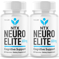 (2 Pack) Neuro Elite Natural Brain Supplement NeuroElite 120 Capsules