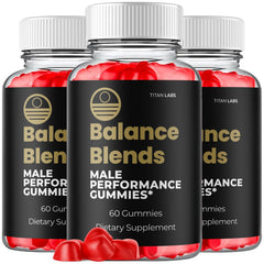 (3 Pack) Balance Blends Advanced Male Support Supplement BalanceBlends 180Gummys