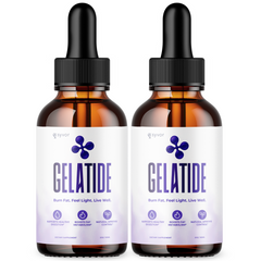 (2 Pack) Gelatide Drops Advanced Health & Fitness Supplement Gela Tide 60 Servs