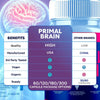 Image of (2 Pack) Primal Brain Natural Brain Supplement PrimalBrain 120 Capsule