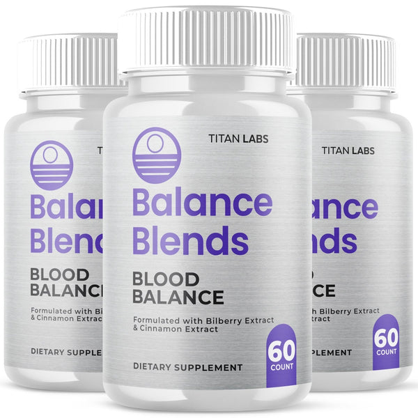 (3 Pack) Balance Blends Advanced Blood Support Supplement BalanceBlend ...