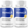 Image of (2 Pack) MemoLift Pills - Brain Health & Cognitive Support Supplement 120 Capsules