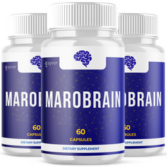 Marobrain Supplement Maro Brain Pills (3 Pack - 180 Capsules)