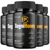 Image of (5 Pack) CogniHoney Pills - Brain Health & Cognitive Support Supplement 300 Capsules
