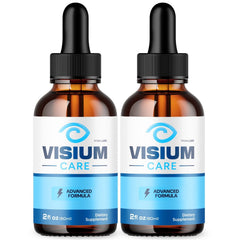 (2 Pack) Visium Care Drops Support For Healthy Eye Vision VisiumCare 60 Servings