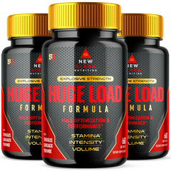 Huge Load Supplement Pills (3 Pack - 180 Capsules)