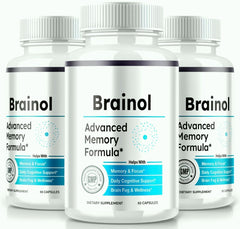 (3 Pack) Brainol Supplement Advanced Memory Formula for Ultimate Brain Optimization 180 Capsules - ARMOLEY