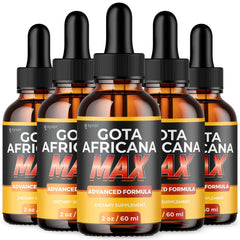 (5 Pack) Gota Africana Max Drops Advanced Health & Fitness Vitamin 150 Servings