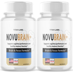 (2 Pack) NovuBrain+ For Brain Health & Cognitive Support Novu Brain+ 120 Capsule