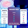 Image of (5 Pack) BrainVex All Natural Brain Supplement Brain Vex 300 Capsules