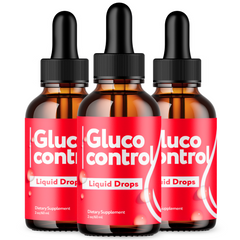 Gluco Control Blood Support Drops Advanced Vitamin Supplement (3 Pack)