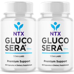 (2 Pack) Gluco Sera+ Advanced Blood Health Support Supplement GlucoSera+ 120Caps