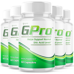 GPro Joint Support Advanced Formula Mobility Supplement Pills (5 Pack - 300 Capsules)