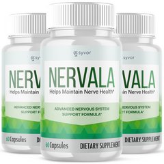 Nervala Nerve All Natural Super Nerve Supplement (3 Pack - 180 Capsules)