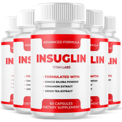 (5 Pack) Insuglin Advanced Blood Health Support Supplement Insu Glin 300 Capsule