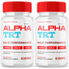Image of (2 Pack) Alpha TRT Pill for Men Advanced Formula Vitamin Supplement 120 Capsules