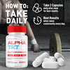 Image of (2 Pack) Alpha TRT Pill for Men Advanced Formula Vitamin Supplement 120 Capsules
