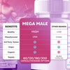Image of (3 Pack) Mega Male Advanced Pills Premium Formula MegaMale Supplement 180 Capsules