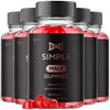 Image of (5 Pack) Simple Male Gummys Advanced Formula Max Support Supplement 300 Gummies